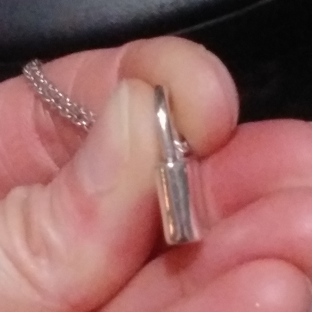 Vintage Tiffany & Co. Padlock Charm Pendant Necklace - Picture 3 of 5
